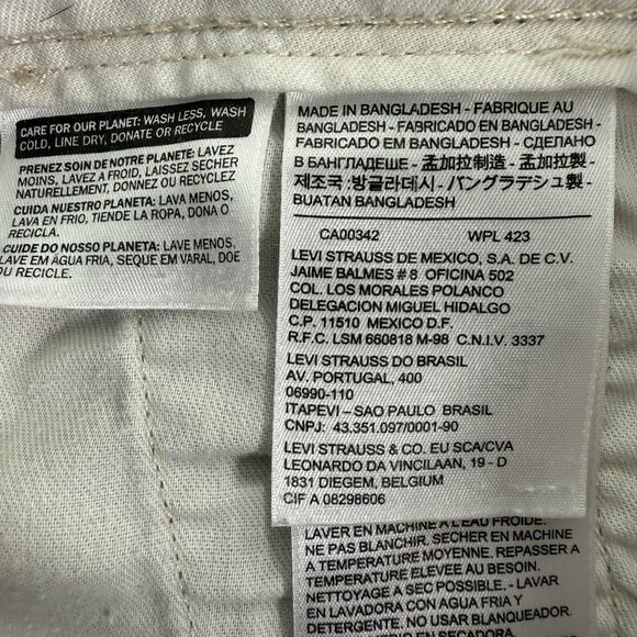 Levi's Cargo Pants Mens 34 Gray Utility Workwear PC9-12462-0016 White Tab 35x30 - Picture 10 of 12